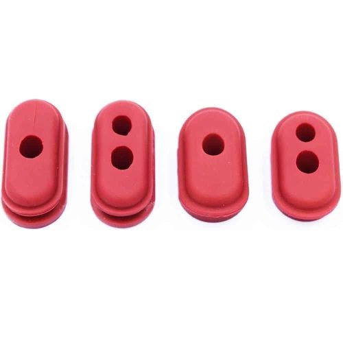 Vezeték gumitömítés szett (piros, XIAOMI M365 PRO, PRO2, RMR-023)