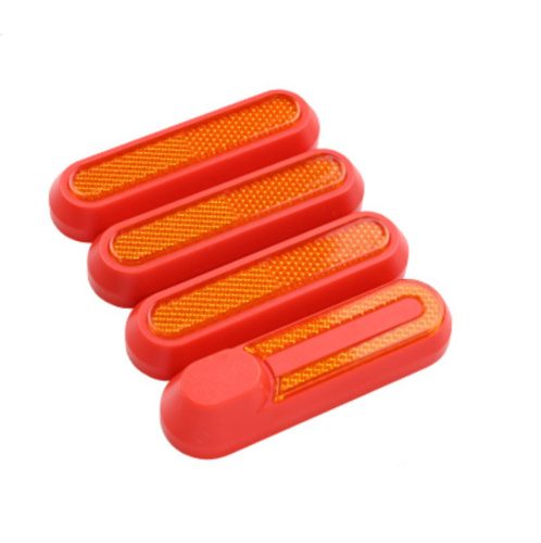 Csavar védő műanyag burkolat (V2, piros, 4 DB-OS CSOMAG, XIAOMI M365, PRO, RMR-106R)
