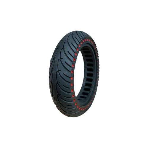 XIAOMI roller tömör gumi (fekete-piros pöttyös, 8,5x2, belső lamellás)