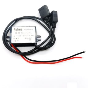 DC-DC konverter (11-55V, 5V, 3A+USB)