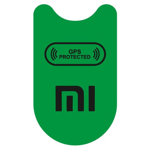 Xiaomi roller matrica GPS protected (zöld, első talprész)