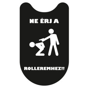   Xiaomi roller matrica Ne érj a rolleremhez (fekete, első talprész)