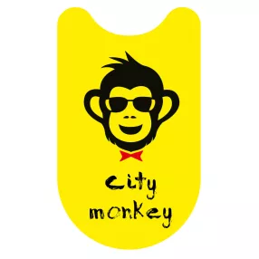 Xiaomi roller matrica City monkey (sárga, első talprész)