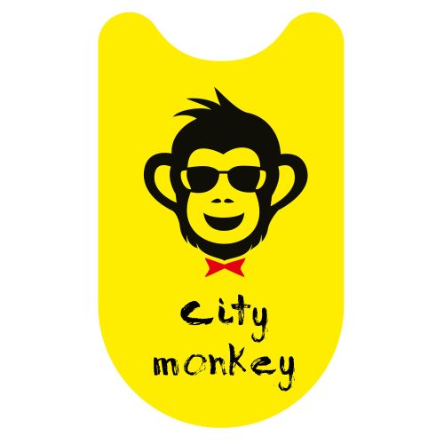 Xiaomi roller matrica City monkey (sárga, első talprész)