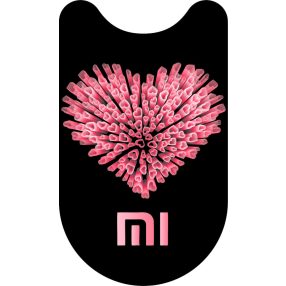 Xiaomi roller matrica "Szívek" (első talprész)
