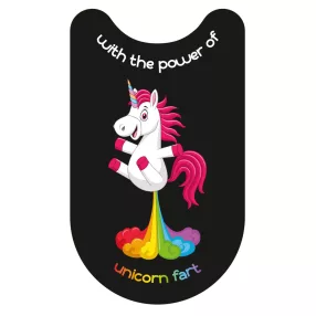   Xiaomi Roller Matrica "With The Power Of Unicorn Fart" (Fekete, első talprész)