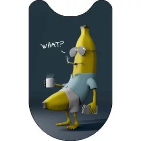   Xiaomi roller matrica "What?" (első talprész matrica)