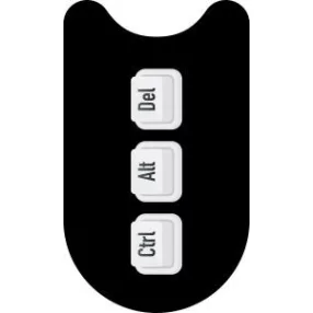   Xiaomi roller matrica "Ctrl+Alt+Del" (első talprész matrica)