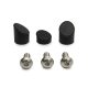 Xiaomi M365 rear fender plug and screw (black)