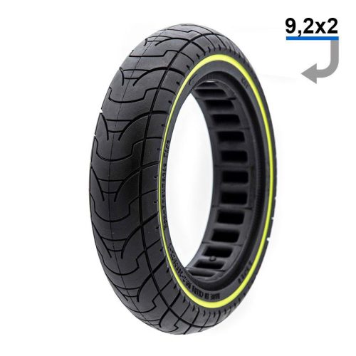 Xiaomi M365 scooter solid tire V3 (9.2x2-6.1, fluorescent)