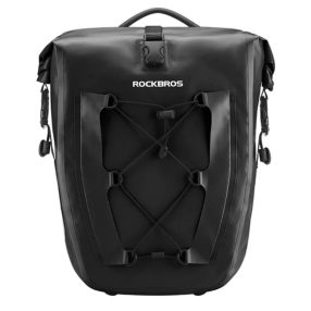   Pannier bag for bicycle (25 litres, black, Rockbros 30140022003)