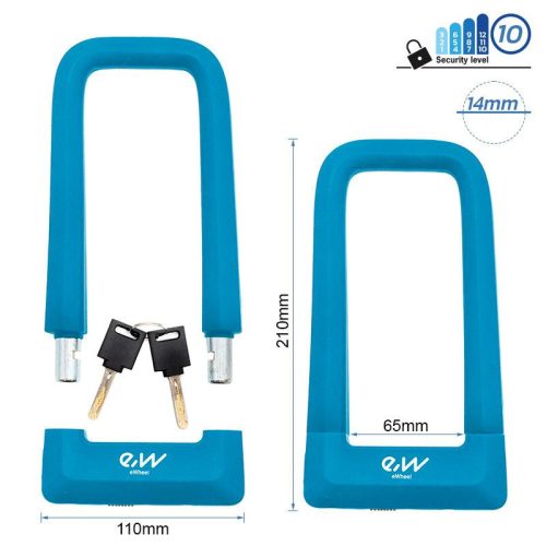 Ewheel U-lock (blue)