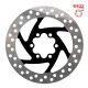 Scooter brake disc (140 mm, 6-bolt, 22 mm, black)