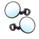 Rear view mirror (1 pair, rubber grip)