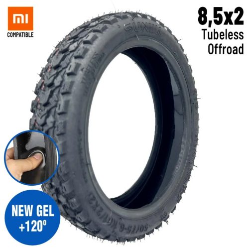 Xiaomi roller külső gumi (50/75-6.1, GEL-defekttűrő, 8.5x2-6.1, off road, Suniik)