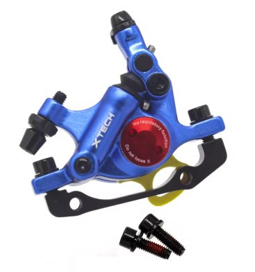 Xtech HB-100 brake caliper (blue, semi-hydraulic)