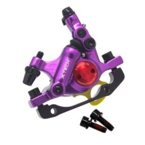 Xtech HB-100 brake caliper (violet, semi-hydraulic)