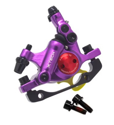 Xtech HB-100 brake caliper (violet, semi-hydraulic)
