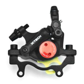   Xtech HB-100 féknyereg F180/R160 adapterrel (fekete, félhidraulikus)