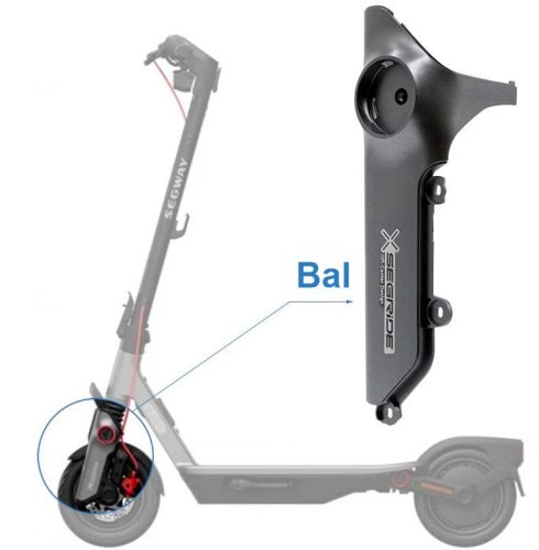 Segway Ninebot F3, F3 Pro bal első villa burkolat (eredeti, CB.01.00.5474.00)