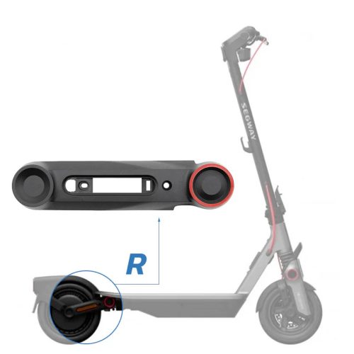 Segway Ninebot F3, F3 Pro jobb hátsó villa burkolat (eredeti, CB.01.00.5476.00)