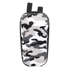 Scooter bag (handlebar mountable, gray camouflage, 3 liters)
