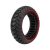 Kukirin G2, G3 solid tire (red, 10x2.7-6.5-B54 (10x2.75), off-road, V3, Ulip)