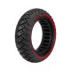 Kukirin G2, G3 solid tire (red, 10x2.7-6.5-B54 (10x2.75), off-road, V3, Ulip)