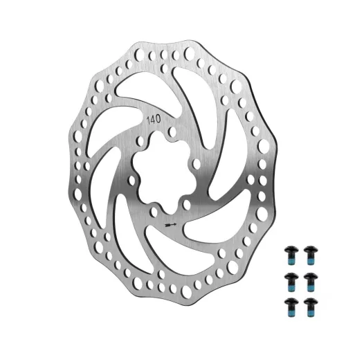 Kukirin 140 mm brake disc (6-bolt, flower-shape)
