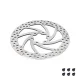 Brake disc (160 mm, 6-bolt, thickened: 2.8 mm, hole spacing: 45 mm)