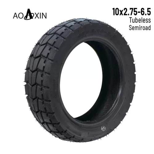 Roller külső gumi 10x2.75-6.5 (Aoxin, tubeless, fél-off road)
