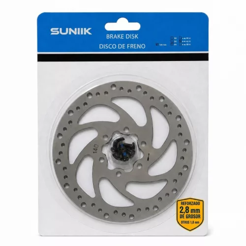 Brake disc (140 mm, 6-bolt, 44 mm, 2.8 mm, Suniik)