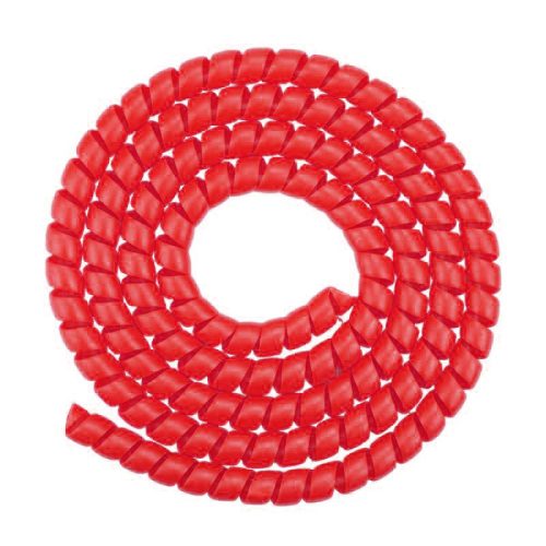 Kábel kötegelő spirál (piros, 1M, 1CM, A-080)