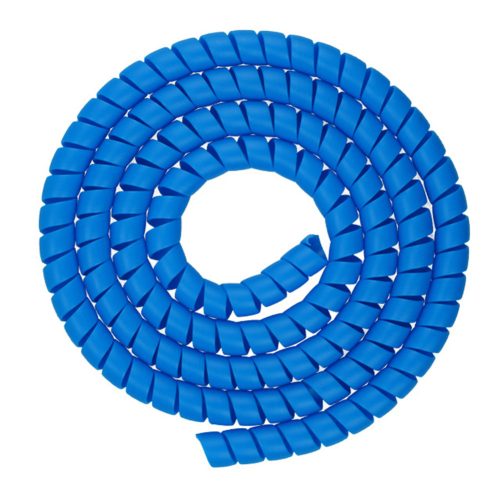 Kábel kötegelő spirál (kék, 1M, 1CM, A-079)