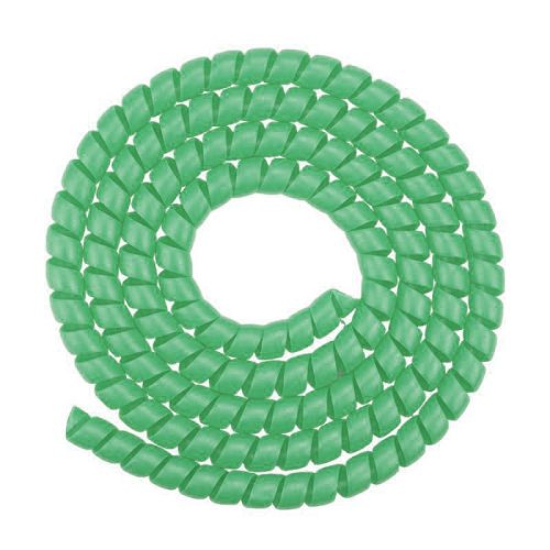 Kábel kötegelő spirál (zöld, 1M, 1CM, A-080)