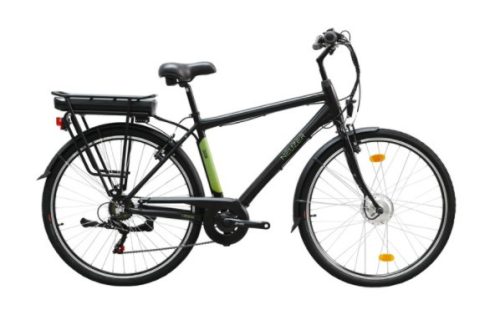 NEUZER ZAGON E-TREKKING (ALU-MXUS-MEREVV.-19") matt fekete/zöld férfi e - kerékpár