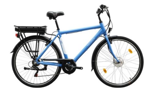NEUZER ZAGON E-TREKKING (ALU-MXUS-MEREVV.-21") kék/fehér férfi e - kerékpár