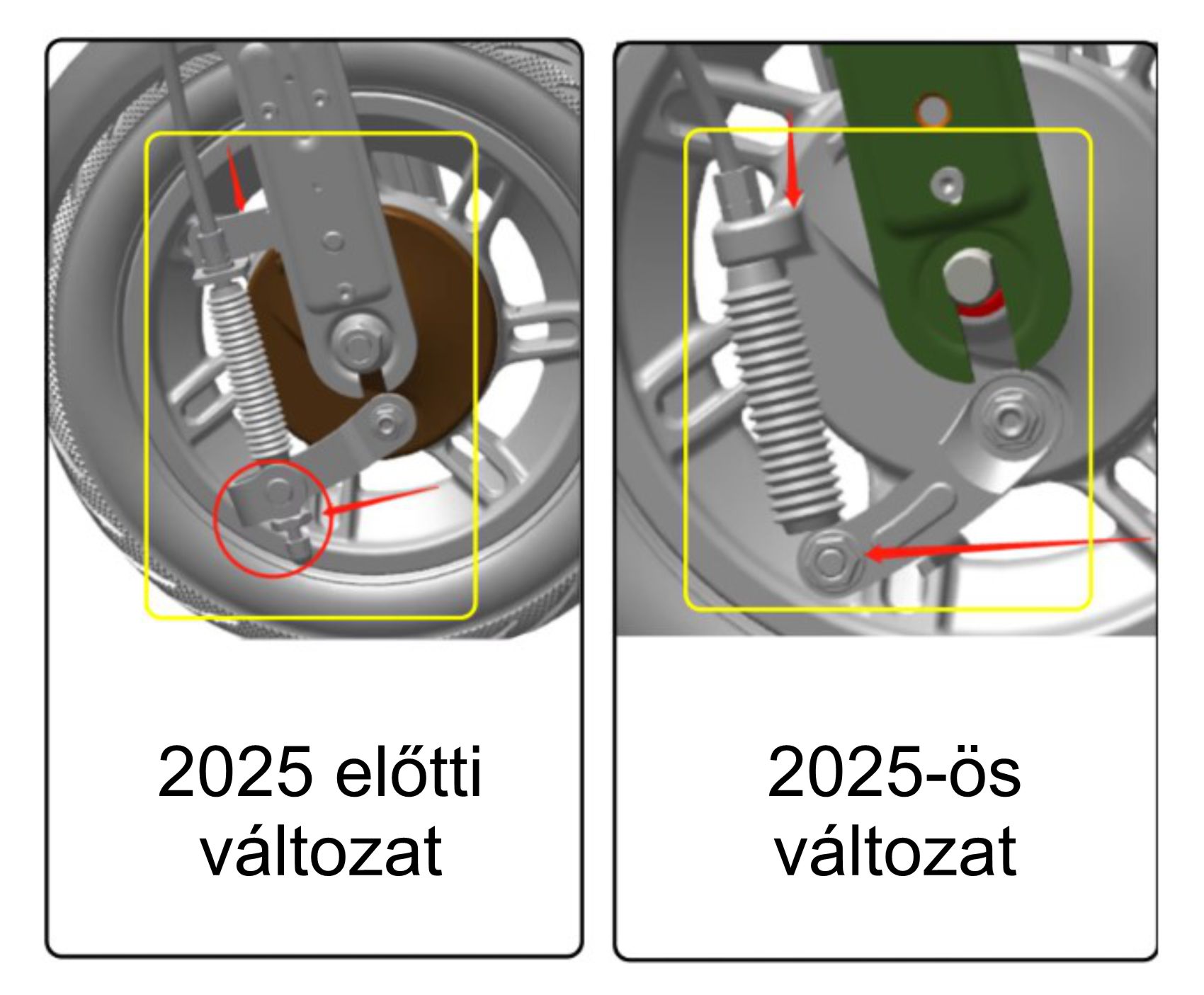 Segway Ninebot Max G2 front fork differences